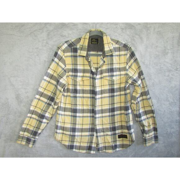 L.L. Bean x Todd Snyder Organic Cotton Flannel Shirt Men’s S Plaid Elbow Patch - Picture 1 of 8